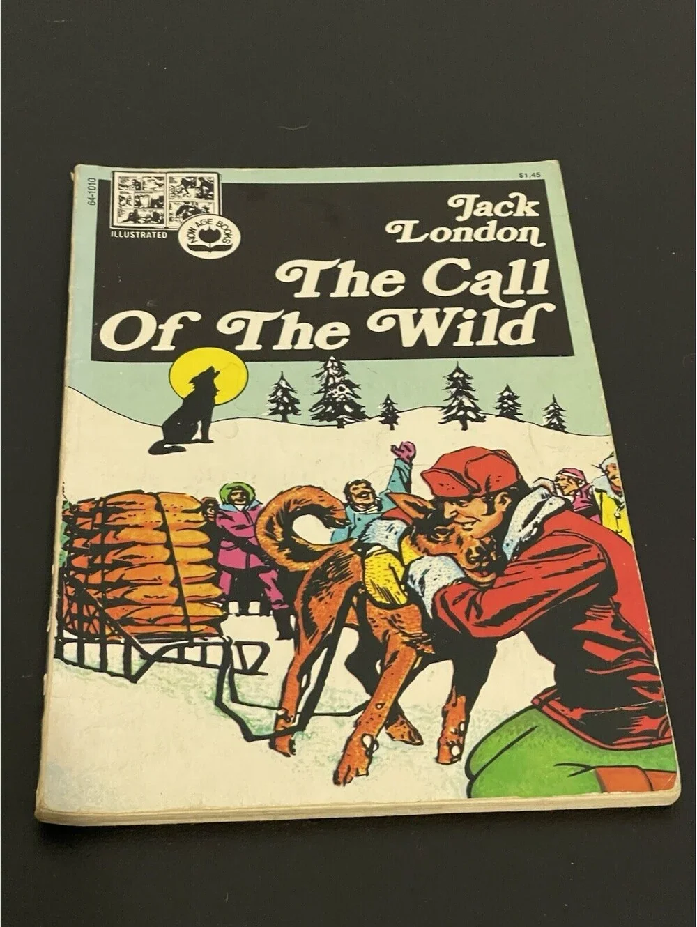 The Call of the Wild Book Booklet Jack London, Illustrated 1973 Vintage